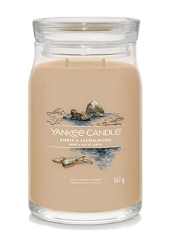 Yankee Candle Świeca zapachowa &quot;Amber &amp; Sandalwood&quot; - 567 g ze sklepu Limango Polska w kategorii Świece i dyfuzory - zdjęcie 173918486