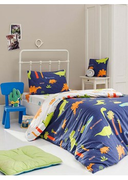Colourful Cotton Komplet pościeli &quot;Dinolar&quot; w kolorze granatowym ze wzorem ze sklepu Limango Polska w kategorii Pościel dziecięca - zdjęcie 173919649