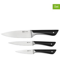 Tefal 3-częściowy zestaw w kolorze srebrno-czarnym ze sklepu Limango Polska w kategorii Noże kuchenne - zdjęcie 173919889
