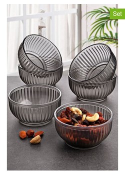 Violeta Home Miski (6 szt.) w kolorze antracytowym - 250 ml ze sklepu Limango Polska w kategorii Naczynia - zdjęcie 173920177