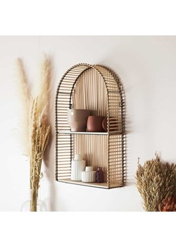 THE HOME DECO FACTORY Regał ścienny w kolorze beżowym - 37 x 61 x 12 cm ze sklepu Limango Polska w kategorii Regały i witryny - zdjęcie 173922886