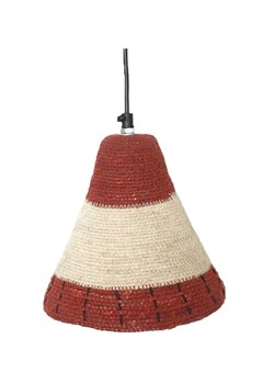 Deco Lorrie Lampa wisząca &quot;Primitive&quot; w kolorze beżowo-czerwonym - wys. 20 x Ø 19 cm ze sklepu Limango Polska w kategorii Lampy wiszące - zdjęcie 173924138