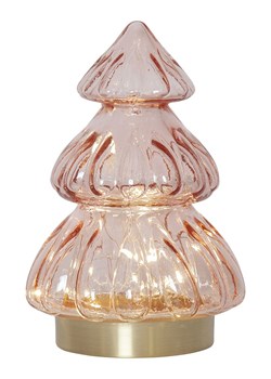 STAR Trading Figurka dekoracyjna LED &quot;Abete&quot; w kolorze jasnoróżowym - wys. 18 cm ze sklepu Limango Polska w kategorii Dekoracje - zdjęcie 173924798