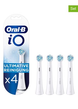 Oral-B Wymienne końcówki (4 szt.) &quot;Oral-B iO&quot; w kolorze białym ze sklepu Limango Polska w kategorii Szczoteczki do zębów - zdjęcie 173927466