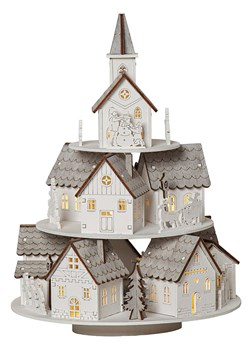 STAR Trading Dekoracja LED w kolorze białym - wys. 29 x Ø 21 cm ze sklepu Limango Polska w kategorii Dekoracje - zdjęcie 173927525