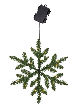STAR Trading Dekoracja LED &quot;Snowflake&quot; w kolorze zielonym - 30 x 40 cm ze sklepu Limango Polska w kategorii Dekoracje bożonarodzeniowe - zdjęcie 173927589