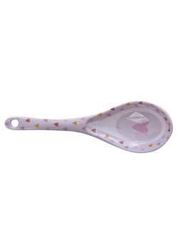 Overbeck and Friends Łyżka &quot;Marigold&quot; w kolorze jasnoróżowym do serwowania - dł. 21,8 cm ze sklepu Limango Polska w kategorii Sztućce - zdjęcie 173928406