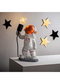 ABERTO DESIGN Lampa dekoracyjna "Astronaut" w kolorze białym - wys. 32 cm ze sklepu Limango Polska w kategorii Oświetlenie - zdjęcie 173930438