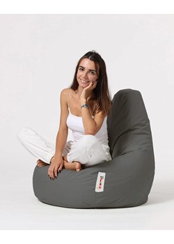 Scandinavia Concept Worek "Drop" w kolorze szarym do siedzenia - 80 x 80 x 33 cm ze sklepu Limango Polska w kategorii Pufy i siedziska - zdjęcie 173932168