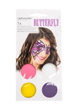 amscan Zestaw do charakteryzacji Aqua &quot;Butterfly&quot; w róznych kolorach ze sklepu Limango Polska w kategorii Akcesoria - zdjęcie 173932625