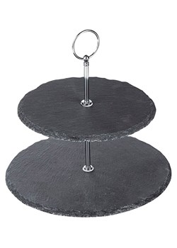 Chefware Etażerka w kolorze antracytowym - wys. 25 cm ze sklepu Limango Polska w kategorii Misy i tace dekoracyjne - zdjęcie 173933067