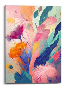 Orangewallz Druk &quot;Colourful Painted Flowers II&quot; na płótnie ze sklepu Limango Polska w kategorii Obrazy - zdjęcie 173933107