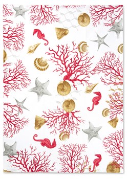Trendy Kitchen by EXCÉLSA Ściereczka "Coral" ze wzorem do naczyń - 70 x 50 cm - id: 15433887 - marki Trendy Kitchen By Excélsa - 173938786 Trendy Kitchen by EXCÉLSA Ściereczka "Coral" ze wzorem do naczyń - 70 x 50 cm ze sklepu Limango Polska w kategorii Ścierki kuchenne - zdjęcie 173938786