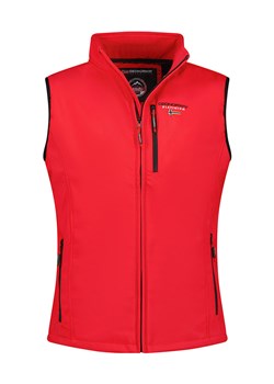 Geographical Norway Kamizelka softshellowa &quot;Vakito&quot; w kolorze czerwonym ze sklepu Limango Polska w kategorii Kamizelki męskie - zdjęcie 173941338