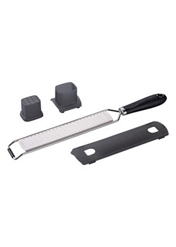 Fackelmann Długa tarka w kolorze srebrno-czarnym - dł. 37,5 cm ze sklepu Limango Polska w kategorii Akcesoria kuchenne - zdjęcie 173942067