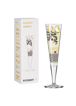 RITZENHOFF Kieliszek w kolorze złoto-czarnym do szampana - 205 ml ze sklepu Limango Polska w kategorii Naczynia - zdjęcie 173942508