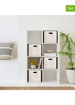 Scandinavia Concept Pudełka (4 szt.) w kolorze kremowym - szer. 24 x 24 cm - id: 15621093 - marki Scandinavia Concept - 173944247 Scandinavia Concept Pudełka (4 szt.) w kolorze kremowym - szer. 24 x 24 cm ze sklepu Limango Polska w kategorii Pojemniki kuchenne - zdjęcie 173944247