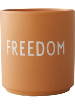 Design Letters Kubek &quot;Freedom&quot; w kolorze pomarańczowym - 250 ml ze sklepu Limango Polska w kategorii Kubki - zdjęcie 173945118