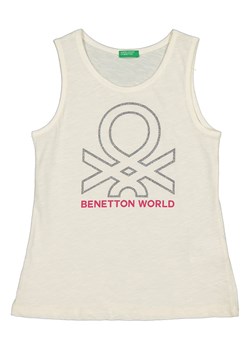 Benetton Top w kolorze kremowym ze sklepu Limango Polska w kategorii Bluzki dziewczęce - zdjęcie 173945845