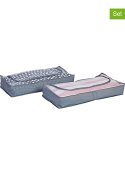 STORE IT Pudełka (2 szt.) w kolorze szarym pod łóżko - 90 x 16 x 45 cm ze sklepu Limango Polska w kategorii Pudełka i pojemniki - zdjęcie 173946827