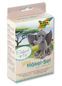 folia PAPER Mini zestaw &quot;Elephant&quot; do szydełkowania - 8+ ze sklepu Limango Polska w kategorii Zabawki - zdjęcie 173947876