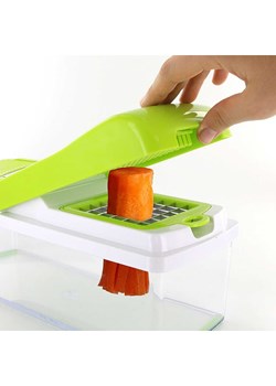 COOK CONCEPT Tarka wielofunkcyjna w kolorze zielono-białym - 27,5 x 12,5 x 11,5 cm ze sklepu Limango Polska w kategorii Akcesoria kuchenne - zdjęcie 173947948