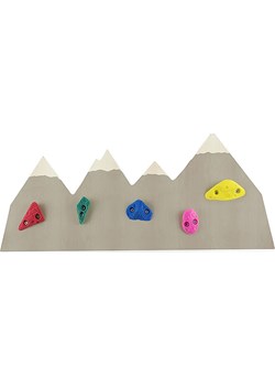 The Wild Hug Wieszak ścienny &quot;Climbing wall&quot; w kolorze szarym ze wzorem - 60 x 30 cm ze sklepu Limango Polska w kategorii Pokój dziecięcy - zdjęcie 173948018