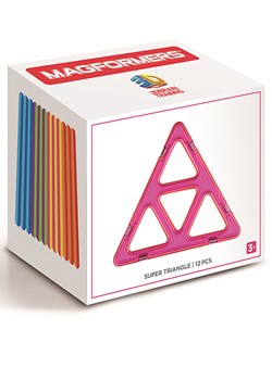 MAGFORMERS 12-częściowy zestaw magnetyczny &quot;Super Triangle&quot; - 3+ ze sklepu Limango Polska w kategorii Zabawki - zdjęcie 173948196