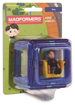 MAGFORMERS 6-częściowy zestaw akcesoriów &quot;Boy&quot; - 3+ ze sklepu Limango Polska w kategorii Zabawki - zdjęcie 173948197