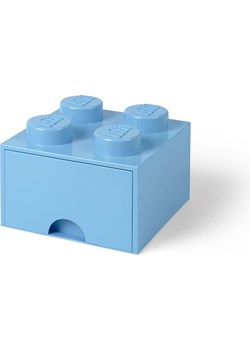 LEGO Pojemnik &quot;Brick 4&quot; w kolorze niebieskim z szufladami - 25 x 18 x 25 cm ze sklepu Limango Polska w kategorii Kosze i pudełka na zabawki - zdjęcie 173948719