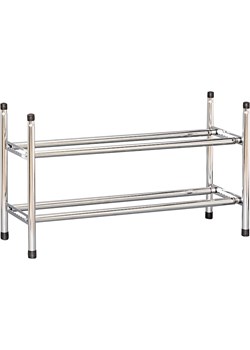 STORE IT Regał w kolorze srebrnym na buty - 118 x 37 x 23 cm ze sklepu Limango Polska w kategorii Szafy - zdjęcie 173948999