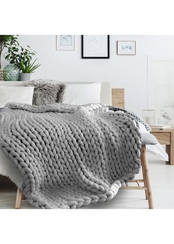 THE HOME DECO FACTORY Pled w kolorze szarym - 150 x 120 cm ze sklepu Limango Polska w kategorii Koce i pledy - zdjęcie 173949256