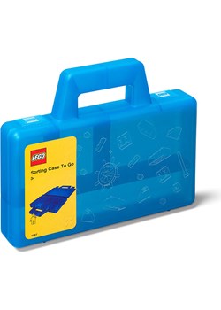 LEGO Walizka &quot;Case to go&quot; w kolorze błękitnym z przegrodami - 19 x 3,5 x 16 cm ze sklepu Limango Polska w kategorii Przechowywanie - zdjęcie 173949856