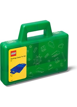 LEGO Walizka &quot;Case to go&quot; w kolorze zielonym z przegrodami - 19 x 3,5 x 16 cm ze sklepu Limango Polska w kategorii Przechowywanie - zdjęcie 173949859