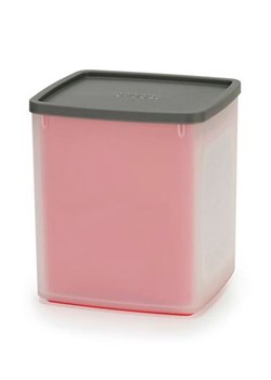 JosephJoseph Pojemnik w kolorze czerwono-szarym z tarką - 10 x 12 x 10 cm ze sklepu Limango Polska w kategorii Akcesoria kuchenne - zdjęcie 173950609