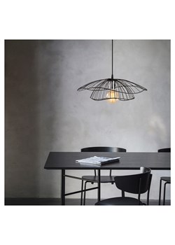 ABERTO DESIGN Lampa wisząca w kolorze czarnym - wys. 30 x Ø 50 cm ze sklepu Limango Polska w kategorii Lampy wiszące - zdjęcie 173950898