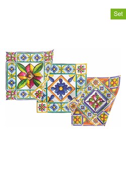 Villa d´Este Podkładki stołowe (6 szt.) "Costiera" ze wzorem - 37 x 37 cm ze sklepu Limango Polska w kategorii Podkładki na stół - zdjęcie 173951305