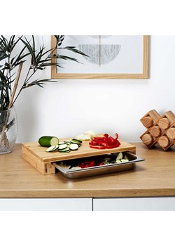 COOK CONCEPT Deska do krojenia z szufladą - 32,5 x 5,5 x 16,2 cm ze sklepu Limango Polska w kategorii Deski - zdjęcie 173951467