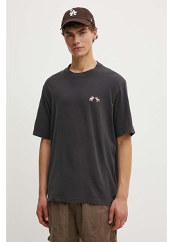 Abercrombie &amp; Fitch t-shirt bawełniany męski kolor szary gładki ze sklepu ANSWEAR.com w kategorii T-shirty męskie - zdjęcie 173954129