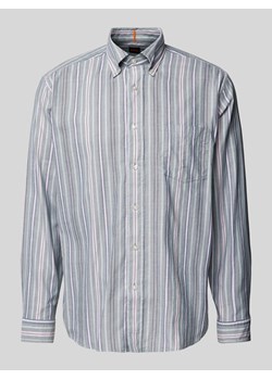 Koszula casualowa o kroju regular fit z kołnierzykiem typu button down model ‘Lambey’ ze sklepu Peek&Cloppenburg  w kategorii Koszule męskie - zdjęcie 173954376