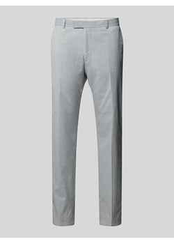 Spodnie do garnituru o kroju slim fit w kant model ‘Melwin’ ze sklepu Peek&Cloppenburg  w kategorii Spodnie męskie - zdjęcie 173954546