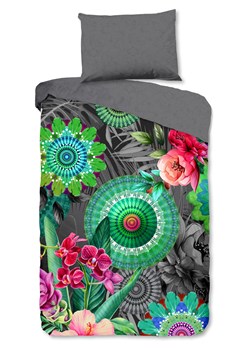 Hip Komplet pościeli satynowej "Thirze" w kolorze szarym ze wzorem ze sklepu Limango Polska w kategorii Pościele - zdjęcie 173955008