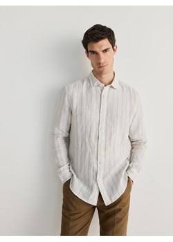 Reserved - Lniana koszula regular fit - wielobarwny ze sklepu Reserved w kategorii Koszule męskie - zdjęcie 173957038