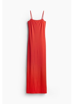 H & M - Sukienka bodycon w prążki - Czerwony ze sklepu H&M w kategorii Sukienki - zdjęcie 173957845