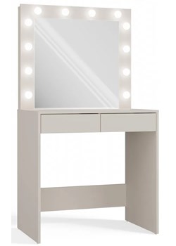 Toaletka z lustrem z żarówkami LED kaszmir - Wenus 3X ze sklepu Edinos.pl w kategorii Oświetlenie led - zdjęcie 173958759