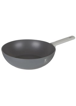 Szary wok z powłoką tytanową 28cm H8-G28 ze sklepu Edinos.pl w kategorii Naczynia - zdjęcie 173958857