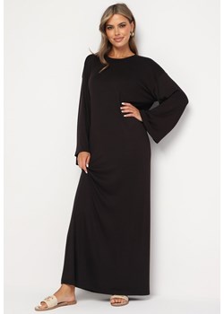 Czarna Pudełkowa Sukienka z Wiskozy Niseria ze sklepu Born2be Odzież w kategorii Sukienki - zdjęcie 173959189