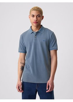 GAP Koszulka polo w kolorze niebieskim ze sklepu Limango Polska w kategorii T-shirty męskie - zdjęcie 173960115