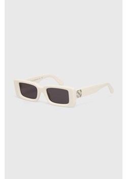 Off-White okulary przeciwsłoneczne kolor biały OERI127_500107 ze sklepu ANSWEAR.com w kategorii Okulary przeciwsłoneczne damskie - zdjęcie 173961905