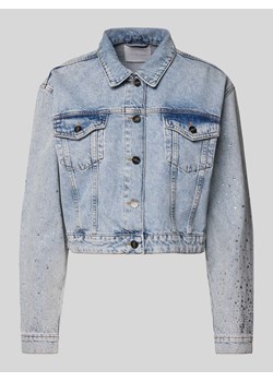 Kurtka jeansowa z kieszeniami z patką na piersi ze sklepu Peek&Cloppenburg  w kategorii Kurtki damskie - zdjęcie 173962595